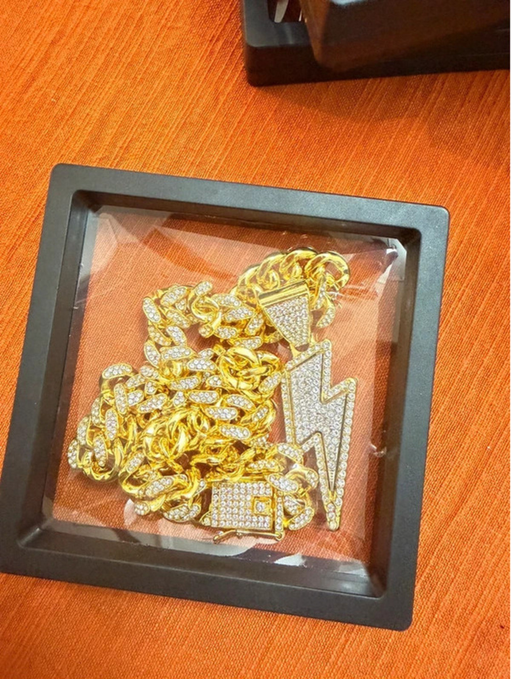 Gold/Silver Lightning Pendant